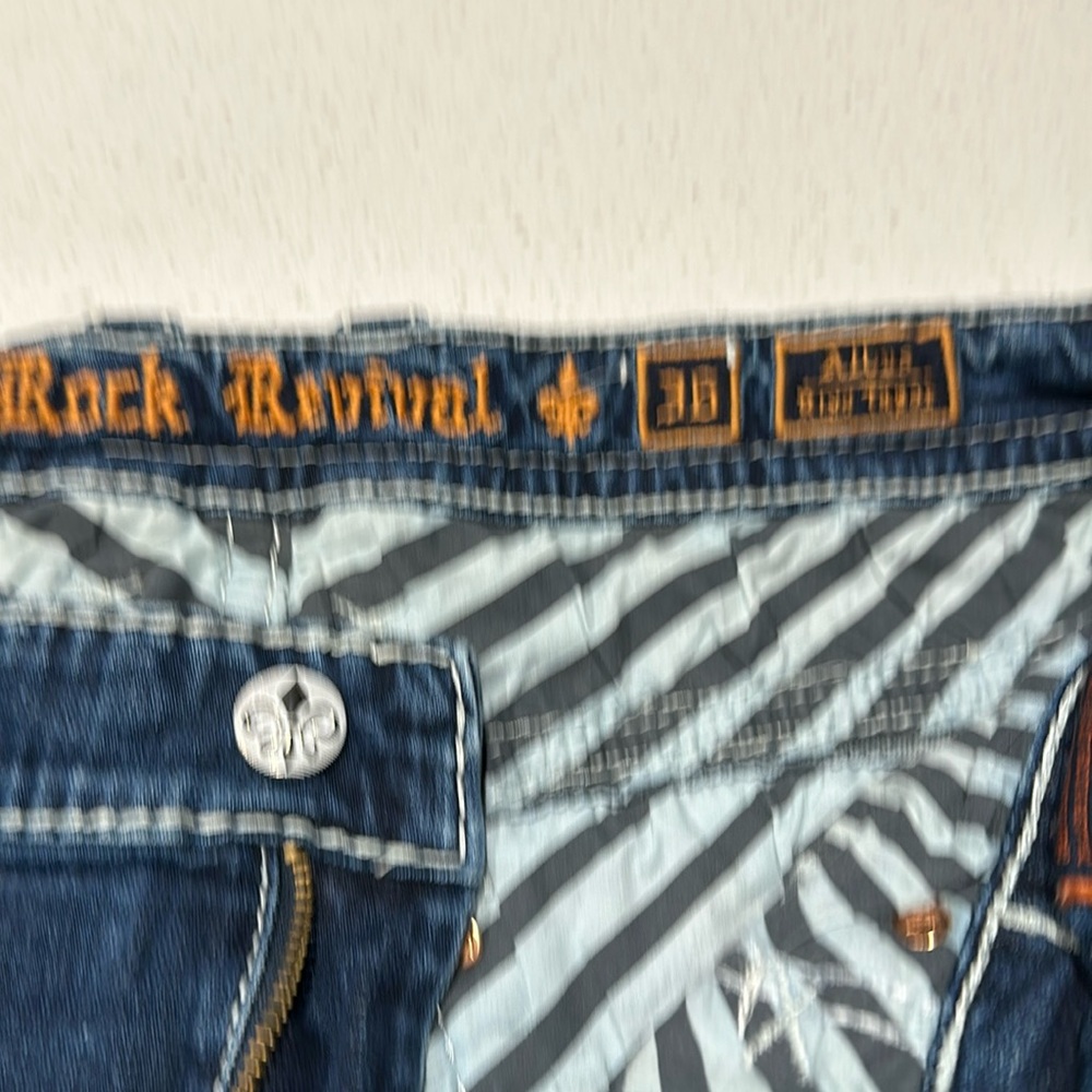 Rock Revival -Allus. 36 waist 32 length comfort stretch, relax, taper like new.